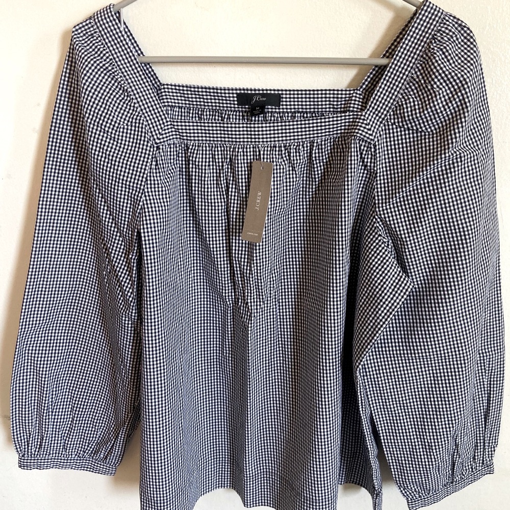 💵Moving Sale 💵 J.Crew Gingham Top